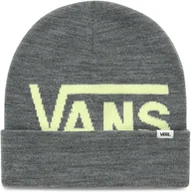 Czapki damskie - Vans czapka zimowa BREAKIN CURFEW BEANIE Heather Grey - miniaturka - grafika 1