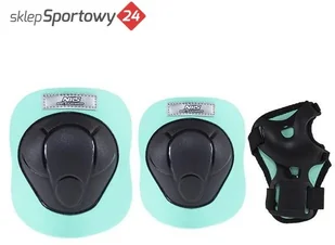 Nils EXTREME OCHRANIACZE H210 CZARN-MIĘT ROZM S EXTREME 16-60-018 - Ochraniacze - miniaturka - grafika 2