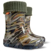 Buty dla dziewczynek - Demar Kalosze dziecięce STORMER LUX PRINT N (28-35) - Duża 0033N - miniaturka - grafika 1