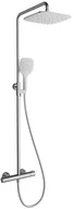 Zestawy prysznicowe - Ravak Termo Zestaw prysznicowy natynkowy z deszczownicą chrom X070099 - miniaturka - grafika 1