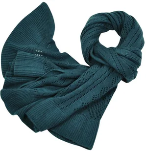 Art of Polo Szalik ażurowy z falbanką - Apaszki i szaliki damskie - miniaturka - grafika 4