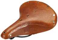 Siodełka rowerowe i akcesoria - Brooks B66 S Unique Siodełko skórzane Kobiety, honey 2021 Siodełka trekkingowe i ATB 80480212 - miniaturka - grafika 1