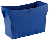 Pojemniki biurowe - HAN SWING 1900-14 pudełko do teczek zawieszanych w kolorze niebieskim / praktyczne pudełko do przechowywania teczek i segregatorów / zintegrowany pojemnik na długopisy na akcesoria biurowe 1900-14 - miniaturka - grafika 1