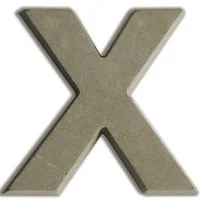 Aladine Litera X z betonu - Decoupage - miniaturka - grafika 3