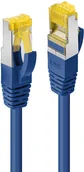 Kable miedziane - Lindy 47280 Kabel sieciowy skrętka) Cat.7 S/FTP LS0H RJ45 Cat.6a) Niebieski 3m LY-47280 - miniaturka - grafika 1