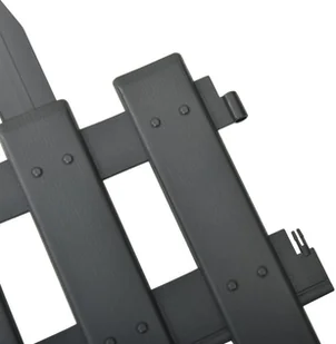 vidaxl Obrzeża trawnikowe, 25 szt., antracytowe, 10 m, PP! 314683 - Ogrodzenia - miniaturka - grafika 5