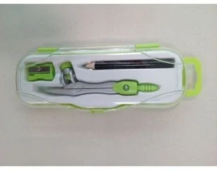 penmate Cyrkiel szkolny pomarańczowy PC-102 z ołówkiem TT7638) TADX082 - Przybory szkolne - miniaturka - grafika 2