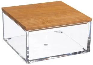 5five Simply Smart Organizer łazienkowy SELENA kwadratowy z pokrywką z bambusa 161078 - Pojemniki łazienkowe 5five Simply Smart Organizer łazienkowy SELENA kwadratowy z pokrywką z bambusa 161078 - Pojemniki łazienkowe - miniaturka - grafika 1