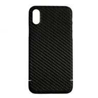Etui i futerały do telefonów - Nevox Etui Real Carbon iPhone X/10, czarne 4250686405057 - miniaturka - grafika 1