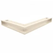 Akcesoria kominkowe - Kratki.pl LUFT SF narożny prawy kremowy 54,7x76,6x9 LUFT/NP/90/45S/K/SF - miniaturka - grafika 1