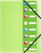 Teczki i skoroszyty - Exacompta foldery polipropylenu, DIN A4, turkusowy/czerwony/zielony/fioletowy/kryształ 3130630566106 - miniaturka - grafika 1