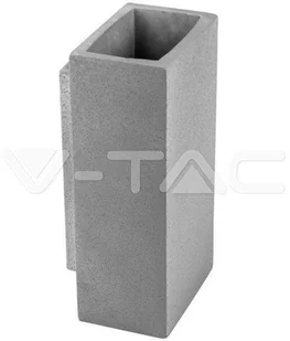 v-tac Kinkiet V-TAC BETON 2xG9 LED Prostokąt Jasno Szary IP20 VT-893 - Lampy ścienne - miniaturka - grafika 8
