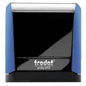 Pieczątki - Trodat Pieczątka 4913 niebieska, poduszka czarna, 58x22mm, 1 szt. UN268-1 - miniaturka - grafika 1