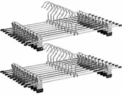Wieszaki do szafy - SONGMICS Songmics wieszak na spodnie z metalu, zestaw 20 sztuk, długość 40 cm - miniaturka - grafika 1