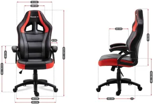 Huzaro Fotel gamingowy Huzaro FORCE 4.2 RED - Fotele gamingowe - miniaturka - grafika 14