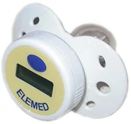 Smoczki uspokajające - Elemed Elemed MP200 smoczek temperaturowy, biały - miniaturka - grafika 1