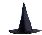 PartyDeco Czapka wiedźmy, czarny, 19 cm - Gadżety dla niej i dla niego - miniaturka - grafika 3