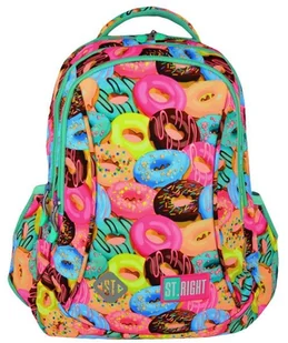 St. Majewski Plecak 3-komorowy Stright Donuts - Plecaki szkolne i tornistry - miniaturka - grafika 5