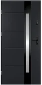 Drzwi zewnętrzne - Drzwi wejściowe ARIADNA Antracyt 80 Lewe - miniaturka - grafika 1