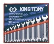 KING TONY Zestaw kluczy płaskich 1110SR, 1/4-1.1/8'' - Zestawy narzędziowe - miniaturka - grafika 2