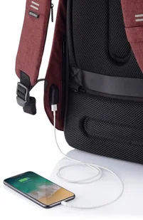 XD Design plecak z zabezpieczeniem Bobby Hero Small czerwony P705.704) - Torby na laptopy - miniaturka - grafika 9