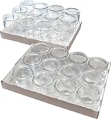 Pojemniki i kosze gastronomiczne - APS Słoik szklany 0,08 l, zestaw 12 sztuk | 82370 82370 - miniaturka - grafika 1