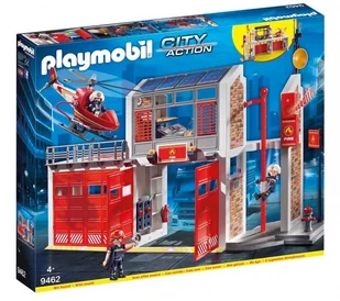 Playmobil Miasto Akcji - Duża remiza strażacka z helikopterem - 9462 9462 - Figurki dla dzieci - miniaturka - grafika 2