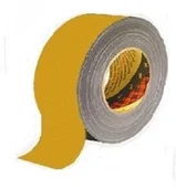 Taśmy klejące - 3M 389 taśma tekstylna klejąca 25 mm x 50 m, żółta - miniaturka - grafika 1