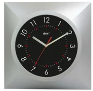 Zegary - Atrix Zegar ścienny srebrny NEPTUN #1 - miniaturka - grafika 1