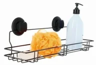 Półki łazienkowe - FENIKS Compactor pod lustro Bestlock Black z przyssawkami bez wiercenia udźwig do 12 kg - miniaturka - grafika 1