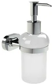 Mydelniczki i dozowniki mydła - Bisk Dozownik do mydła Go z uchwytem chrom 07031 - miniaturka - grafika 1