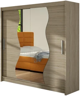 Szafa przesuwna Begas - pojemna Szafa do Sypialni - Szafy - miniaturka - grafika 2