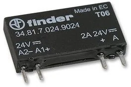 Finder Przekaźnik półprzewodnikowy 1NO 1,5...24V DC/2A, 24V DC 34.81.7.024.9024 - Sterowniki i przekaźniki - miniaturka - grafika 2