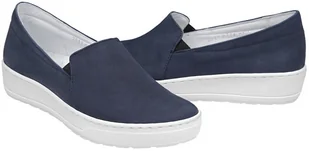 Simen wsuwane Slip On 0772 Granatowe 27386 - Slip on damskie - miniaturka - grafika 2