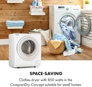 Suszarka Klarstein MNW8-Jet set 2500-WH - Suszarki do prania - miniaturka - grafika 2