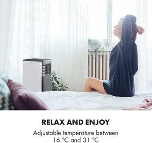 Klarstein Metrobreeze 7 Barcelona przenośny klimatyzator 7000BTU/h 800W ciemnoszary DXJ5- PAC 7000BTU DG - Klimatyzatory - miniaturka - grafika 6