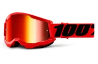 Gogle narciarskie - 100% 100% Strata Anti-Fog Goggles Gen2, red/mirror  2021 Gogle HU-GOG-0054/13/unis - miniaturka - grafika 1
