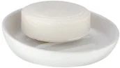 Mydelniczki i dozowniki mydła - Wenko Mydelniczka BADI okrągła kolor biały 23645100 - miniaturka - grafika 1