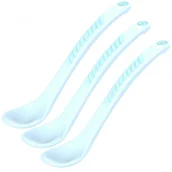 Sztućce dla dzieci - Twistshake Łyżka do karmienia 4+m 3szt Pastelowa niebieska - miniaturka - grafika 1