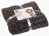 Legowiska dla psów - Nobby koc polarowy Super SoFT, 100 x 150 cm, szary - miniaturka - grafika 1