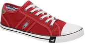 Trampki męskie - Mustang Trampki 44A061 Czerwone 4058-305-5 Rot 29023 - miniaturka - grafika 1