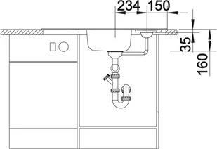 Blanco ZIA 9E BIAŁY 514750 - Zlewozmywaki - miniaturka - grafika 7