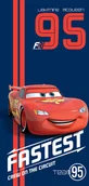 Ręczniki - Faro Ręczniki z Mikrofibry Disney Cars 01 70x140 cm 05450 - miniaturka - grafika 1