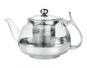 Dzbanki i imbryki - Kuchenprofi Dzbanek z borokrzemowego szkła z zaparzaczką 0,7l - miniaturka - grafika 1