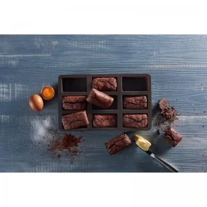 Sagaform LURCH SILIKONOWA FORMA NA 9 BROWNIE FLEXI-FORM FREEFORM LU-00085021 - Formy do ciast - miniaturka - grafika 2
