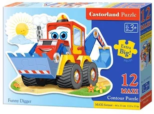 Castorland Puzzle MAXI Konturowe:Funny Digger 12 - Puzzle - miniaturka - grafika 2