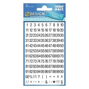Avery Zweckform Naklejki na zeszyty, Cyfry i liczby - Scrapbooking - miniaturka - grafika 3