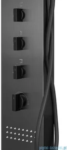 Corsan Neo panel natryskowy z mieszaczem grafit S-060MGRAFIT | - Panele prysznicowe - miniaturka - grafika 5