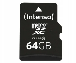 Intenso MicroSDXC Class 10 64GB (3413490) - Karty pamięci - miniaturka - grafika 2