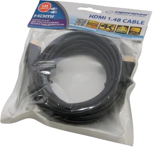 Esperanza Kabel HDMI EB189 HDMI/HDMI 5,0m czany EB189 - Huby USB - miniaturka - grafika 2